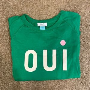 Long Sleeve Claire V Sweatshirt